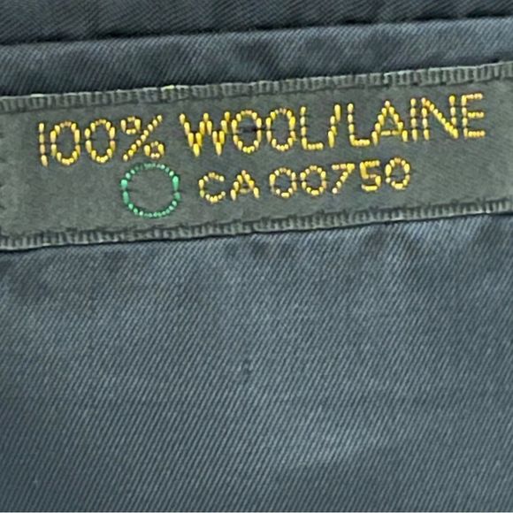 ❤️💗❤️ Vintage Navy Blazer ACTWU-TAVT / Union Made - HONNI•SOIT QUI•MAL•Y•PENSE - Picture 11 of 15